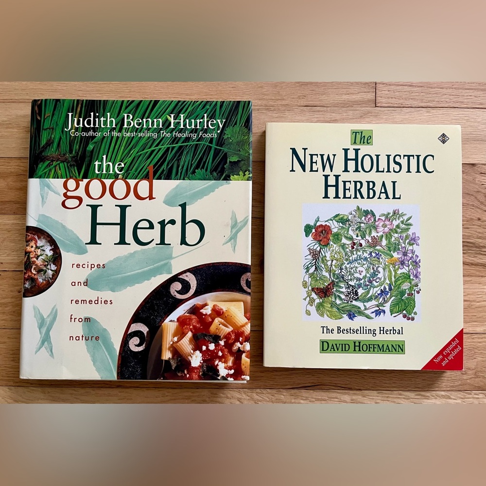 Herbal Book Set - The Good Herb & The New Holistic Herbal Recipes & Information